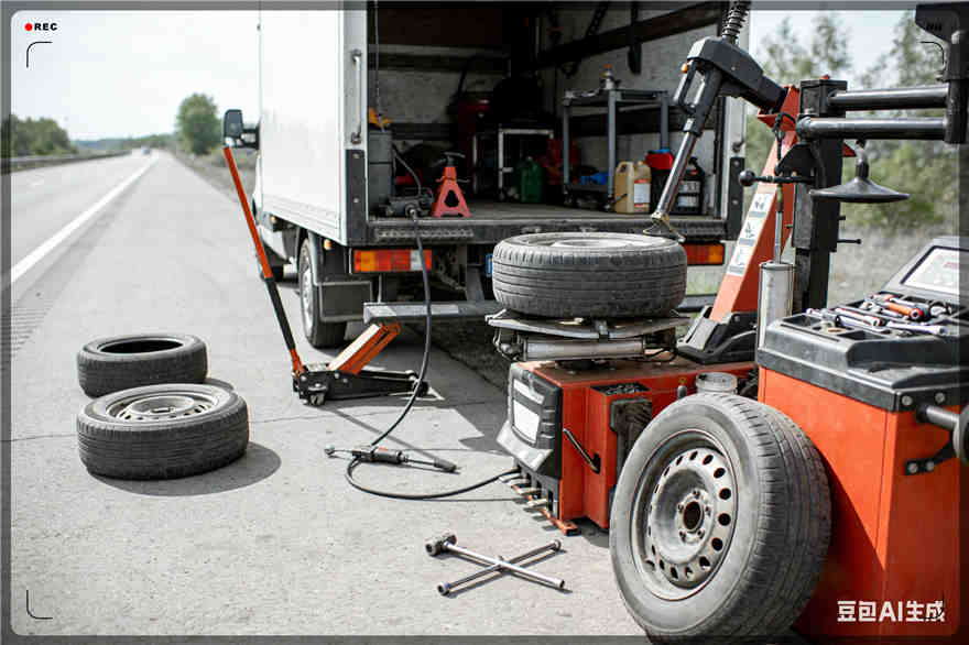 诸城扎胎道路救援-流动补胎